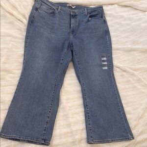 Levi's Blue Flare Wide Leg Jeans